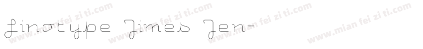 Linotype Times Ten字体转换